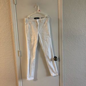 Hollister High Rise White Jean Legging